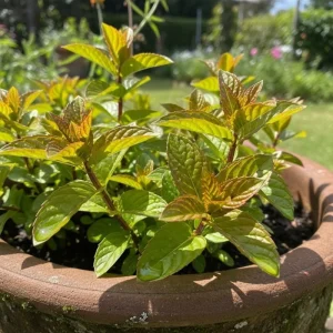 Orange Mint Live Herb Plant – Fragrant Edible Leaves, 3.5-Inch Pot, 3-5 Inches Tall, Outdoor Gardening - Image 4