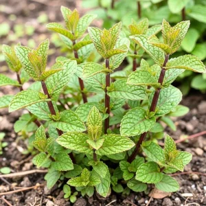 Orange Mint Live Herb Plant – Fragrant Edible Leaves, 3.5-Inch Pot, 3-5 Inches Tall, Outdoor Gardening - Image 1