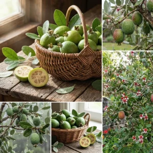 Pineapple Guava Starter Plant 4-6 Inch Tall – Live Feijoa Fruit Shrub - Image 3