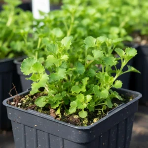 Purple Fan-Shaped Leaves Perennial Plant – Live Plug Plant for Garden Patio - Image 3