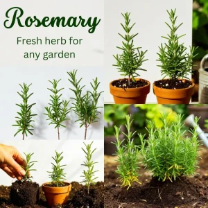 Rosemary Live Plant – Fragrant Edible Herb Shrub, 10-12 Inches Tall, Perennial - Image 4