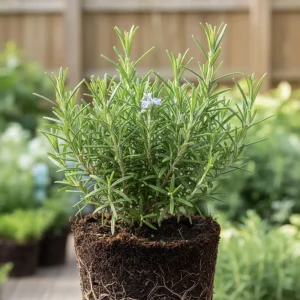 Rosemary Tuscan Blue Live Herb Plant – Plug – Outdoor & Indoor - Image 4