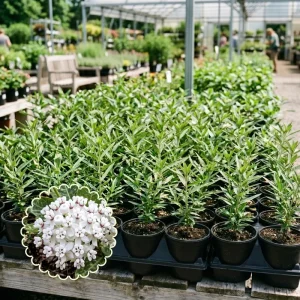 White Milkweed Live Plants – 2 Pack, 4-7” Tall – Butterfly Host Perennial - Image 2