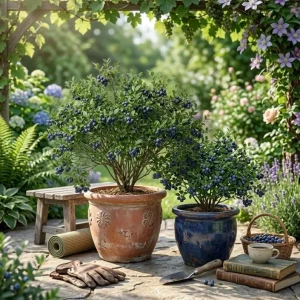 Wild Black Huckleberry Live Plant - Vaccinium Ovatum Shrub, 3-5 Inch Tall in 3 Inch Pot, Outdoor - Image 10