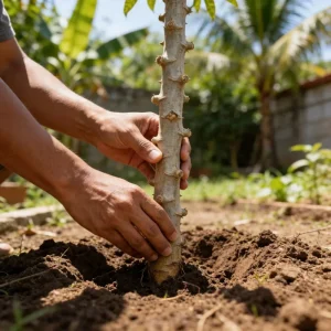 Organic Cassava Cuttings Live Plant - Yuca Root Crop - Pesticide-Free - 5-8 Inch - Image 5