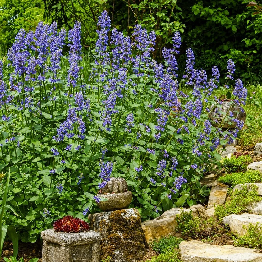 4 Pack Catnip Live Plants – Perennial Herb for Home Gardens – 4-8 Inch Tall - Image 4
