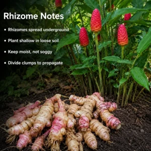 5 Awapuhi Shampoo Ginger Rhizomes - Zingiber Zerumbet Roots for Indoor/Outdoor - Image 5