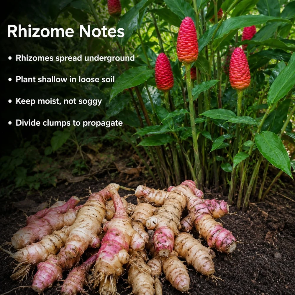 5 Awapuhi Shampoo Ginger Rhizomes - Zingiber Zerumbet Roots for Indoor/Outdoor - Image 5