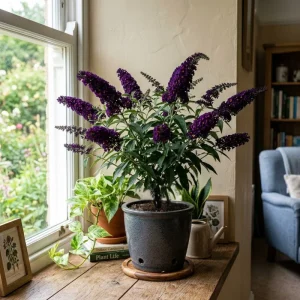Deep Purple Buddleja Live Plant – Vibrant Lavender Bush for Pollinators – Outdoor - Image 4