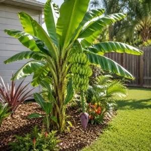 Dwarf Cavendish Banana Live Plant, 4-7 Inch Tropical Starter, Indoor/Outdoor - Image 2