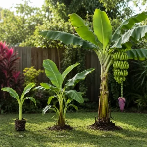 Dwarf Cavendish Banana Live Plant, 4-7 Inch Tropical Starter, Indoor/Outdoor - Image 4