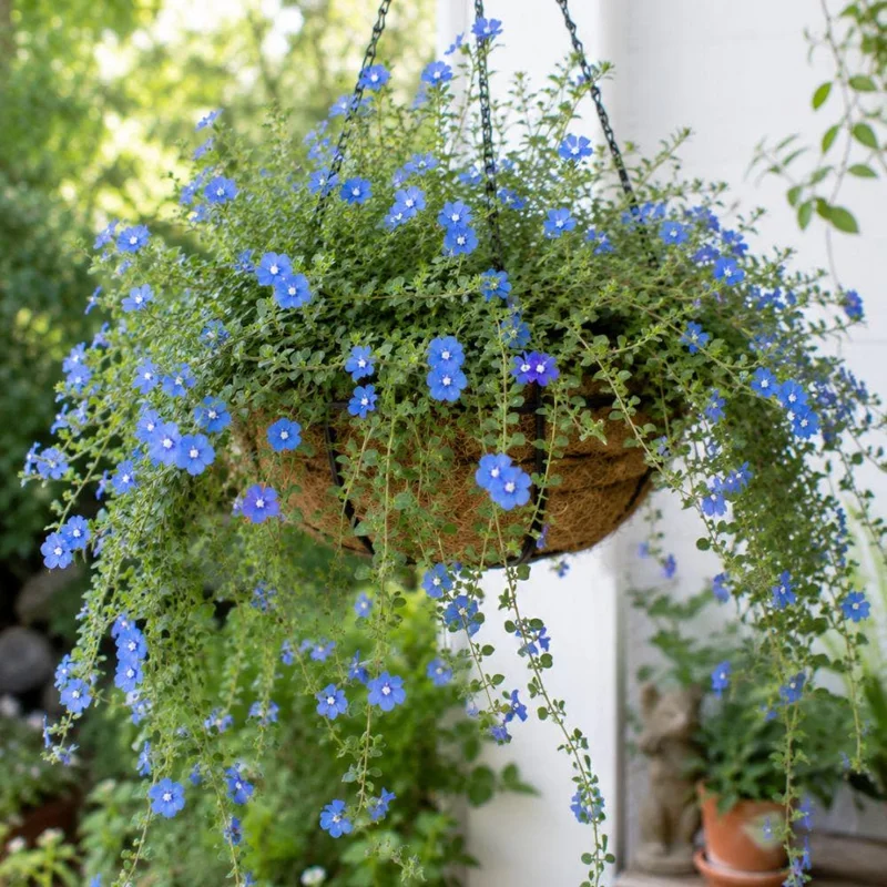 Evolvulus Blue Daze Live Plant Rooted Plug 2-3 Inches Tall Blue Flower Ground Cover - Image 3