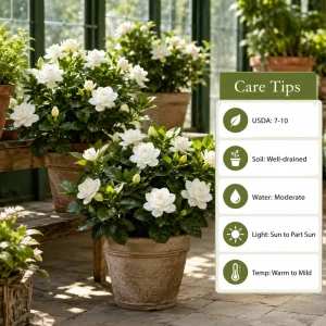 Frostproof Jasmine Live Plant, Fragrant White Vine, 4-6 Inch Tall - Image 4
