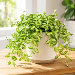Hoya Louis Variegated Live Houseplant - 4-8 Inch Tall, Indoor/Outdoor Succulent - Image 1