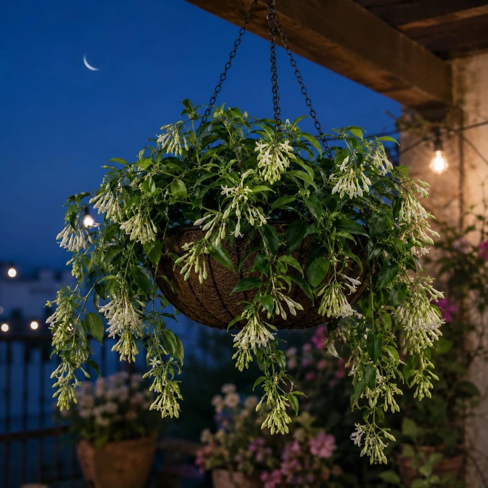 Night Blooming Jasmine Live Plants (Set of 2) - 4-6 Inch Fragrant Flowering Shrubs - Image 2