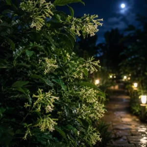 Night Blooming Jasmine Live Plants - Set of 3, 4-6 Inches Tall, Night Scented Jessamine for Patio & Garden - Image 3