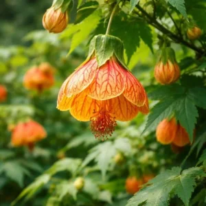 Orange Abutilon Live Plants – Trailing Lantern Flower Vine – 2 Pack – 4-6 Inch Tall - Image 7