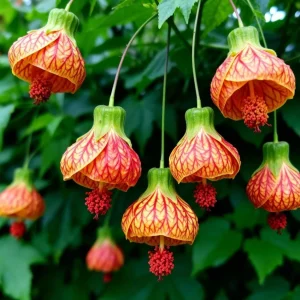 Orange Abutilon Plant - Trailing Lantern Vine Live Plant, 4-6 Inch Tall - Image 4