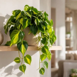 Philodendron Brasil Live Plant Set – 2 Heartleaf Indoor Houseplants, 5-8 Inches Tall in 4 Inch Pots - Image 3