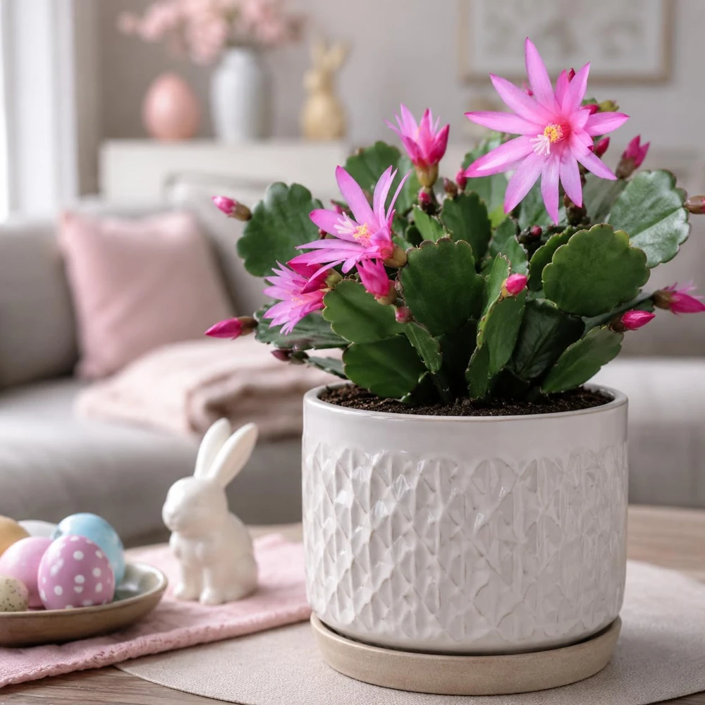 Pink Easter Cactus Live Plant – 4-8 Inch Tall Spring Cactus Houseplant, No Pot - Image 6