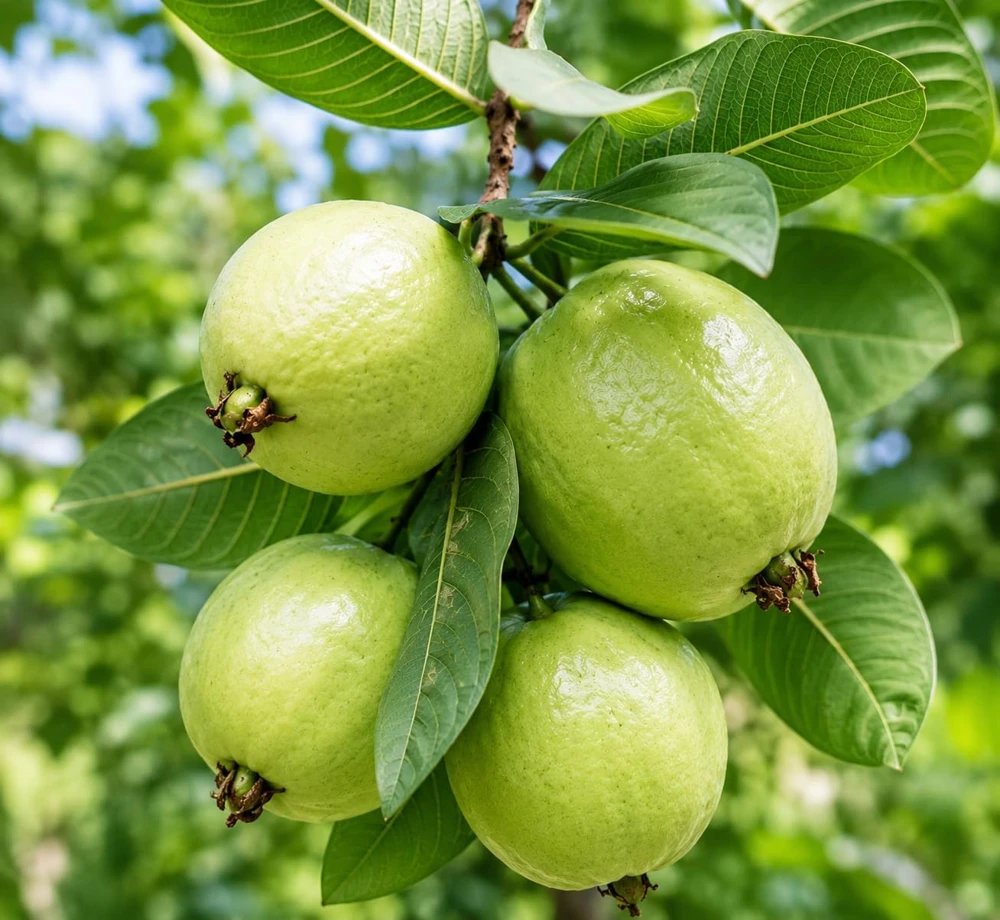 Pink Guava Plant Live for Planting, Sweet Tropical Guava Fruit Tree Seedling, Garden and Container Growing, 6-10 Inch Tall, No Pot - Image 3