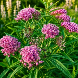 Pink Swamp Milkweed Plants Live – Set of 4 – Perennial Flowers – 4-8 Inch Tall - Image 3