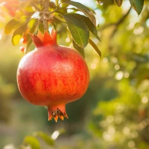 Pomegranate Tree Live Plant (Punica granatum) - 1-2 ft Tropical Fruit - Image 2