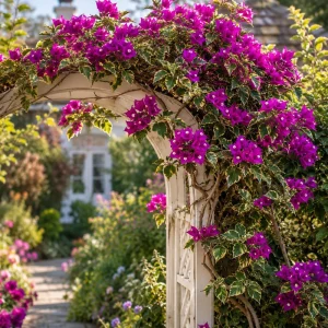 Set of 2 Blueberry Ice Bougainvillea Live Plants, 4-7 Inches Tall, Flowering Vine - Image 4