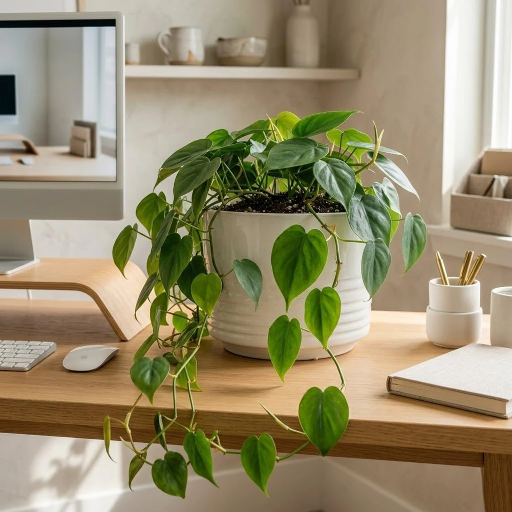Set of 2 Heartleaf Philodendron Live Plants, 5-8" Tall in 4" Pots, Indoor Vining Houseplant - Image 6