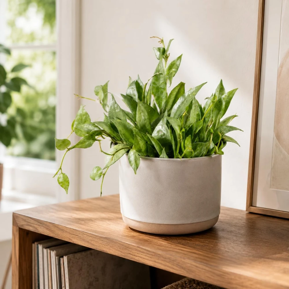 Set of 2 Hoya Lacunosa Mint Live Plants, 4-8 Inch, Indoor Outdoor Succulent - Image 1