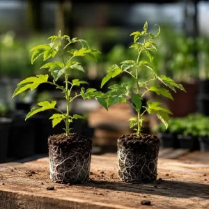Set of 2 Maypop Passion Flower Plants Live, Passiflora Incarnata Purple Vine, 4-6 Inch Tall - Image 4