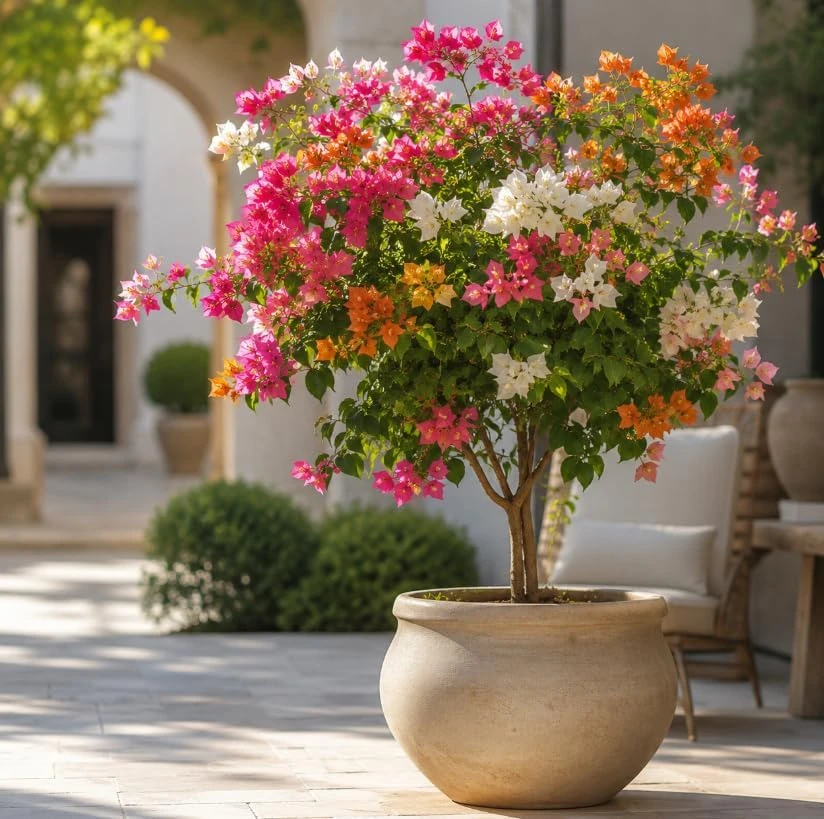 Set of 2 Mixed Bougainvillea Live Plants, 4-7 Inches Tall, Colorful Vines - Image 6