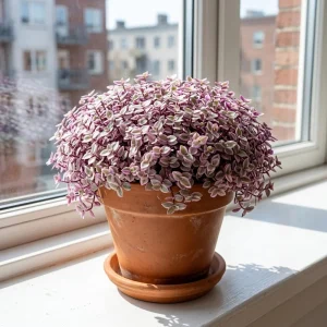 Set of 2 Pink Callisia Repens Live Plants, 5-8 Inches Tall in 4 Inch Pots, Indoor Houseplants - Image 3