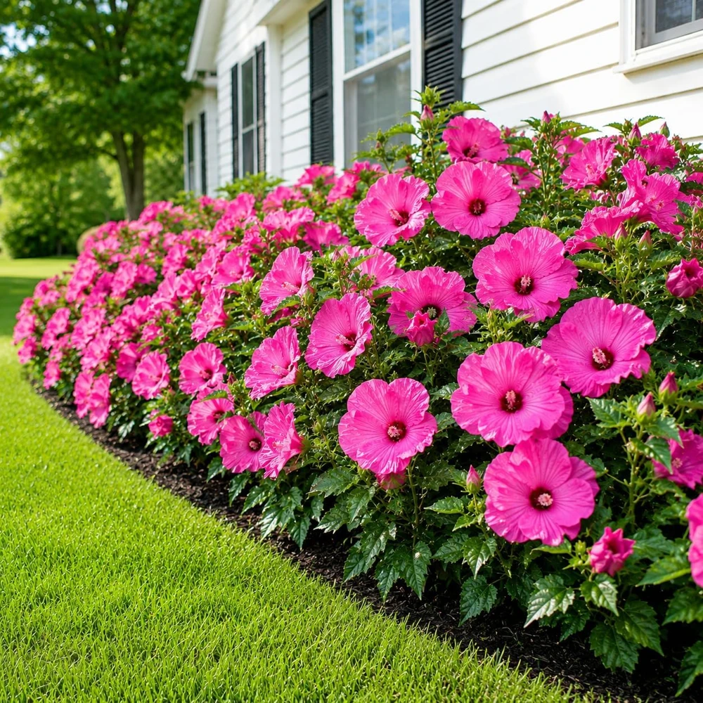 Set of 2 Pink Hibiscus Plants Live, Rose Hibiscus Flower Shrub, 4-8 Inch Tall - Image 6