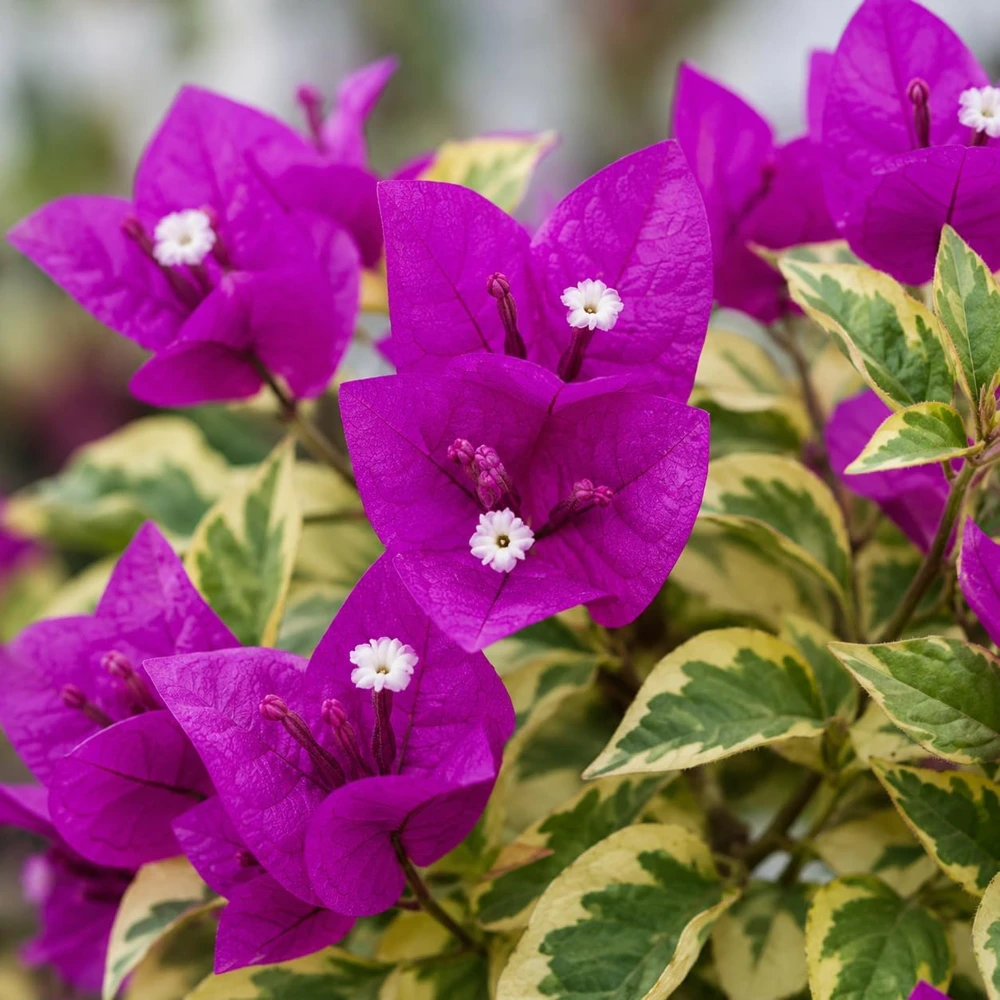 Set of 3 Blueberry Ice Bougainvillea Live Plants, 4-7 Inches, Flowering Vine - Image 4