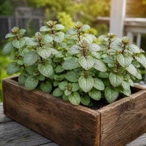 Set of 3 Chocolate Mint Live Plants, 4-7 Inches Tall, Rooted Herb Plants for Pots & Gardens - Image 2