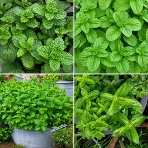 Set of 3 Random Mint Live Plants, Culinary Herb Starter Plants, 4-7 Inch Tall, Indoor/Outdoor Garden - Image 2