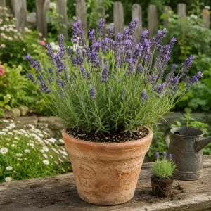 Set of 4 Blue Purple Lavender Live Plants 4-6 Inches Tall – Fragrant Outdoor Shrub - Image 2