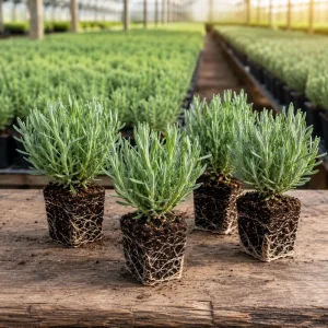 Set of 4 Blue Purple Lavender Live Plants 4-6 Inches Tall – Fragrant Outdoor Shrub - Image 4