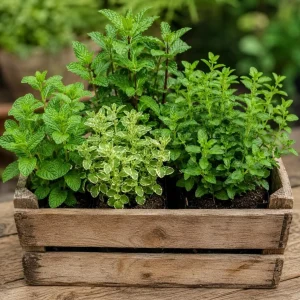 Set of 4 Mint Live Plants, Fragrant Culinary Herb Starter Plants, 4-7 Inch Tall, Indoor/Outdoor - Image 4