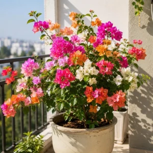 Set of 4 Mixed Bougainvillea Live Plants, 4-7 Inches Tall, Tropical Flowering Plants - Image 2