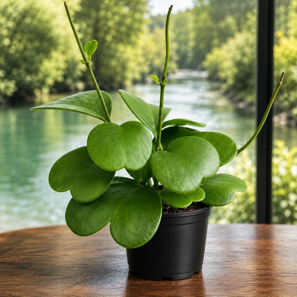 Sweetheart Hoya Live Plants, Heart Leaf Succulent, Set of 2, 4-8 Inch Tall - Image 3