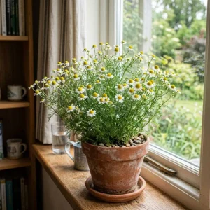 White Chamomile Live Plant Plug - Fragrant Herb Garden Plant, Beginner Friendly - Image 4