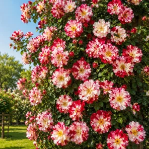White Red Rose Plant Live for Planting, Fragrant Climbing Vine, 4-6 Inch Tall, Outdoor Garden - Image 3