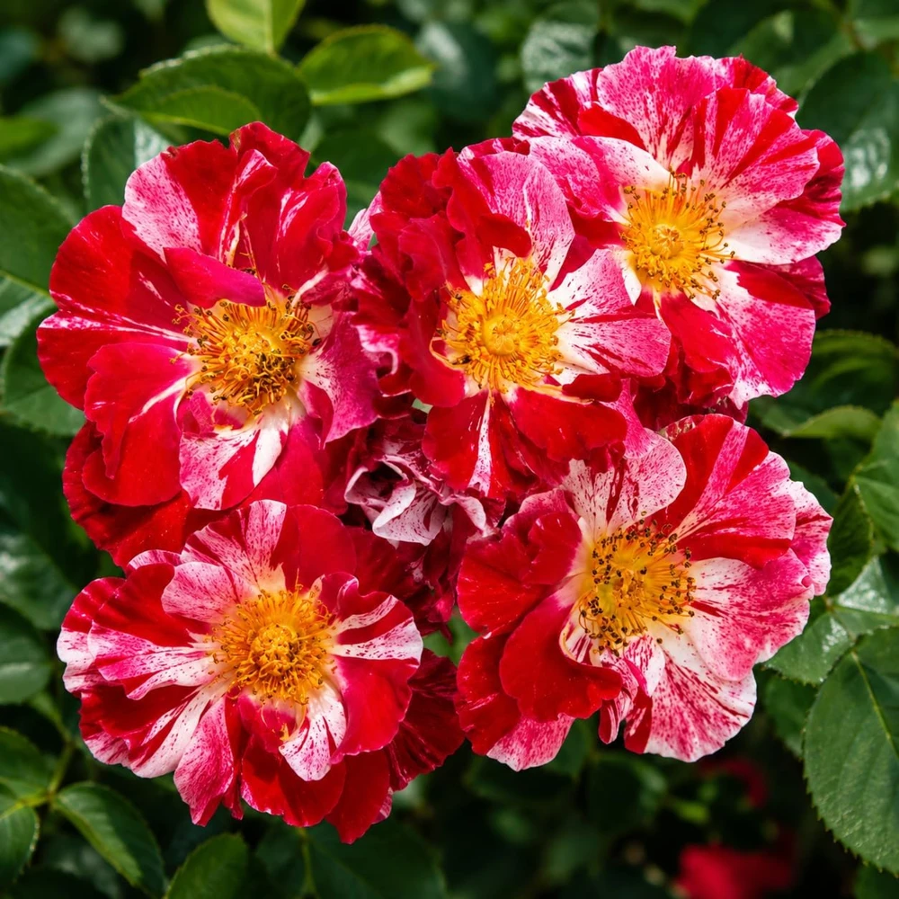 White Red Rose Plant Live for Planting, Fragrant Climbing Vine, 4-6 Inch Tall, Outdoor Garden - Image 1