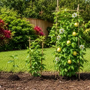Yellow Passionfruit Live Plant, 4-7 Inch Starter Vine, Tropical Vine - Image 4
