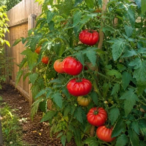 2 Beefsteak Tomato Live Plants in 1 Pot, 4-6 Inches Tall - Large Slicing Tomato Starter for Garden, Patio & Containers - Image 2