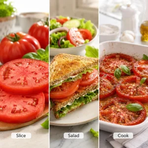 2 Beefsteak Tomato Live Plants in 1 Pot, 4-6 Inches Tall - Large Slicing Tomato Starter for Garden, Patio & Containers - Image 7