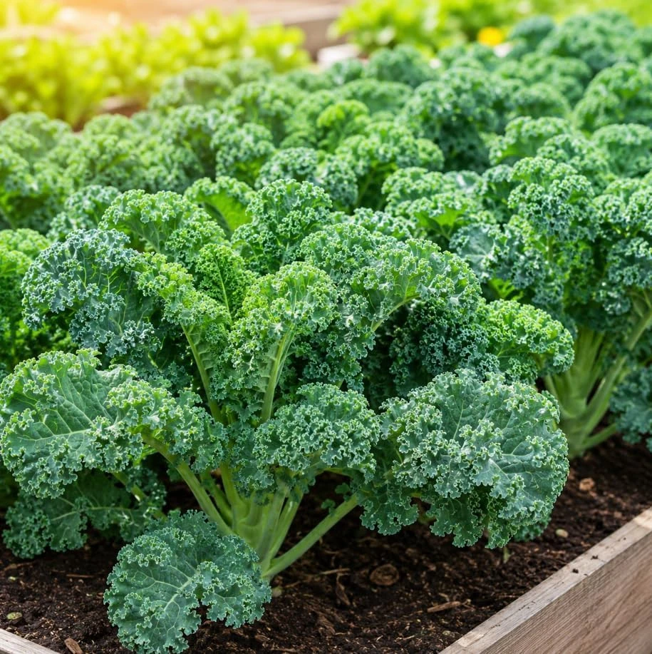 2 Dwarf Blue Kale Live Plants in 4 Inch Pot, 3-6 Inches Tall, Vegetable Starter for Gardens - Image 6