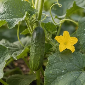 2 Live Cucumber Plants for Planting - 3-5 Inch Tall Starter Seedlings for Outdoor Garden - Image 3